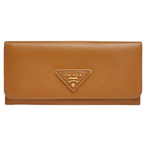 brown prada leather wallet|buy Prada wallet online.